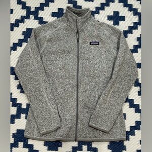 Patagonia Better Sweater Pull Over Gray Womens Size L